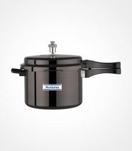 Hard anodized induction bottom pressure cooker (3 ltr)