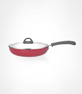Non-stick  fry pan deep  classic  with stainless steel lid (24cm)