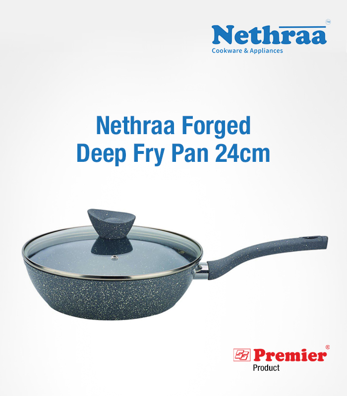 Nethraa Forged Deep Fry Pan 24cm