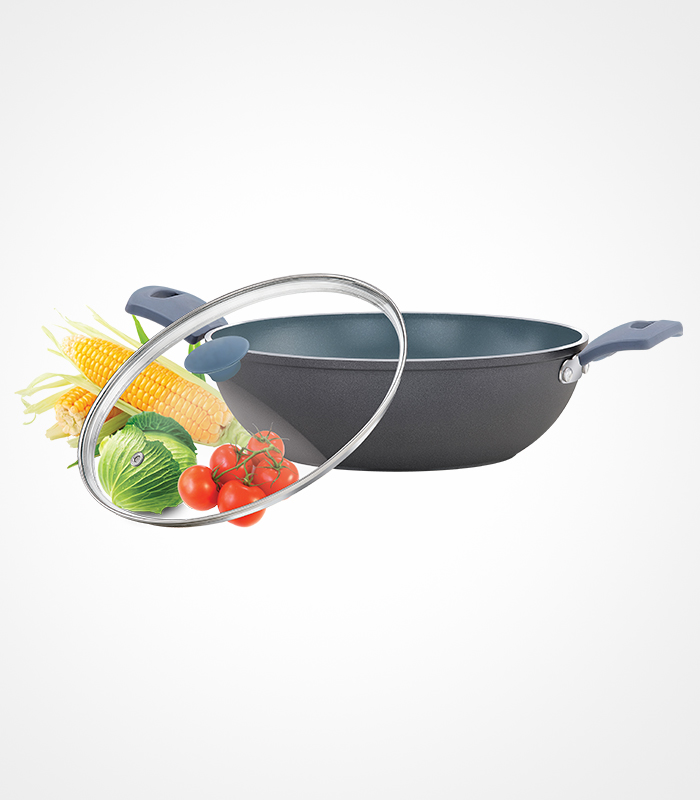 SS Premier Max Pro Ceramic Kadai 24cm
