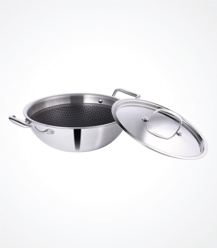 SS Premier Triply Honeycomb Kadai 22cm