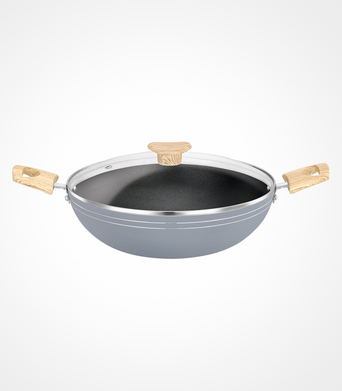 SS Premier Legend Induction Bottom Non Stick Kadai 24cm