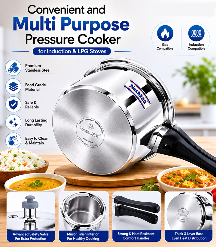 Nethraa Stainless Steel Pc 3 Ltr