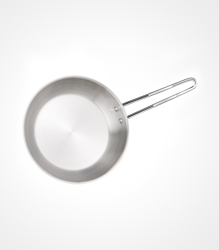 SS Premier 3-ply Clad Stainless Steel Fry Pan Tpf-24