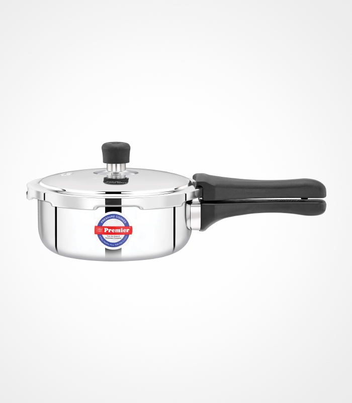 SS Premier Tri-ply Stainless Steel Pressure Cooker - 1.5ltr