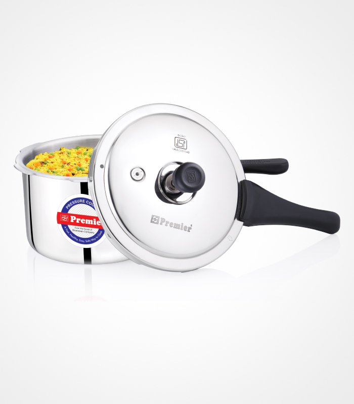 SS Premier Tri-ply Stainless Steel Pressure Cooker - 3 Ltrs