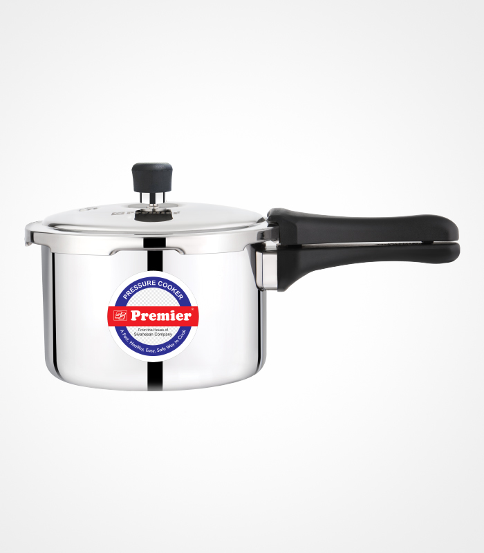 SS Premier Tri-ply Stainless Steel Pressure Cooker - 3 Ltrs