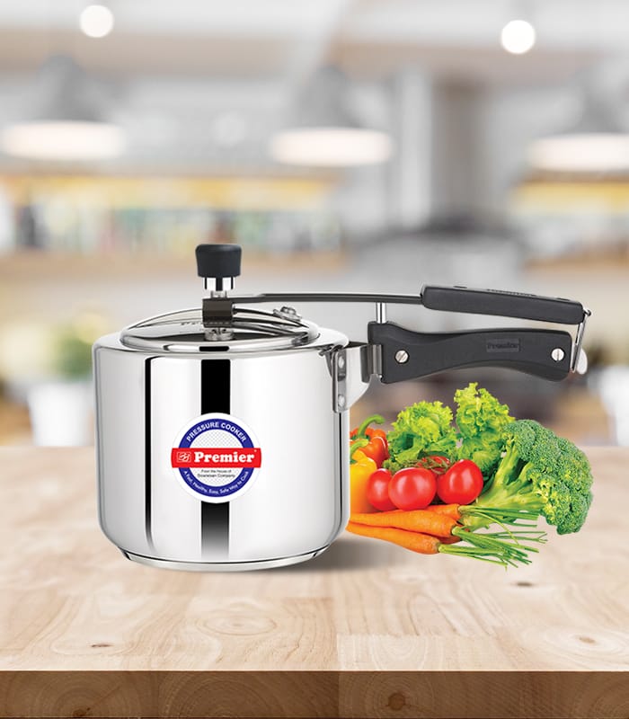 SS Premier Stainless Steel Inner Lid Pressure Cooker 5 Ltr