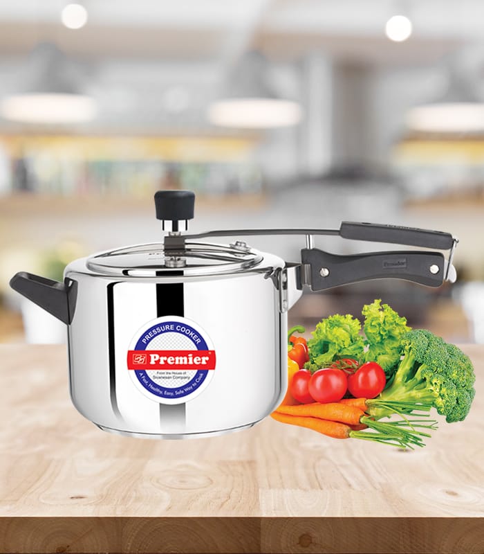 SS Premier Stainless Steel Inner Lid Pressure Cooker 5 Ltr