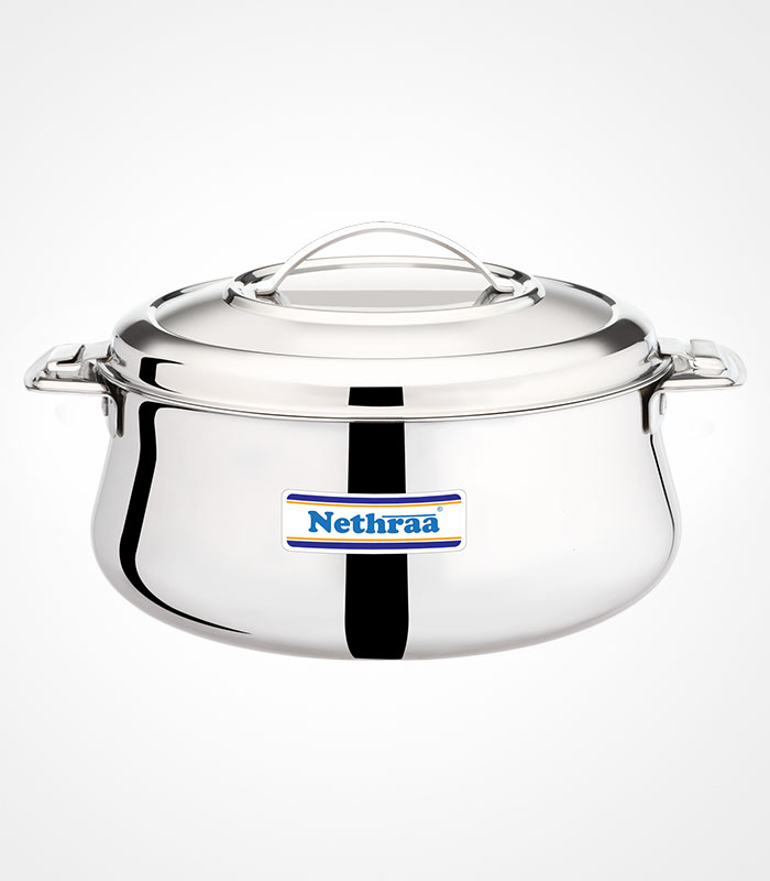 Nethraa Stainless Steel Serving Bowl 1000ml