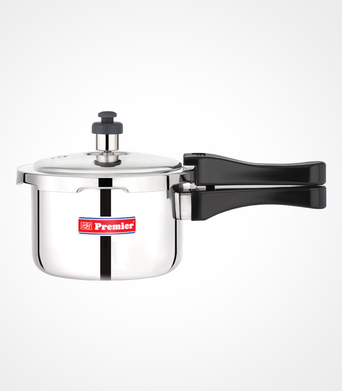 SS Premier Tri-ply Stainless Steel Pressure Cooker - 1.5ltr