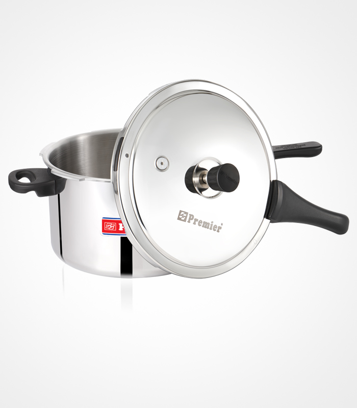 SS Premier Tri-ply Stainless Steel Pressure Cooker - 5 Ltrs