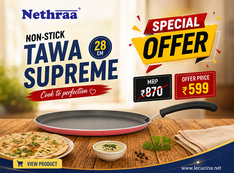 Nethraa Non-Stick Tawa Supreme 28 cm